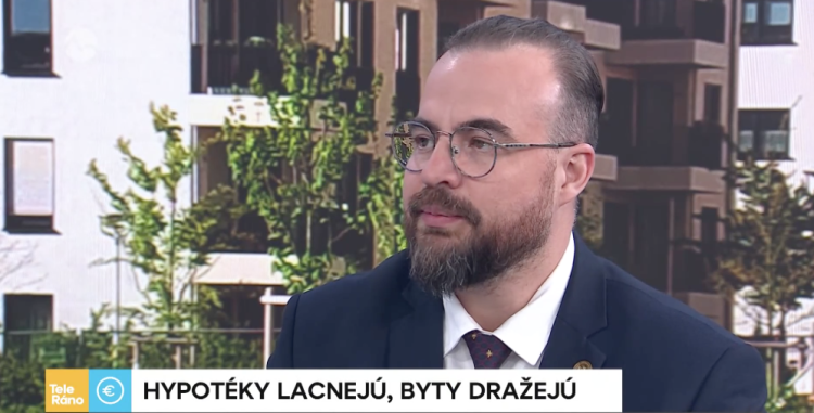 Rozhovor pre TV Markíza - hypotéky lacnejšie, byty drahšie